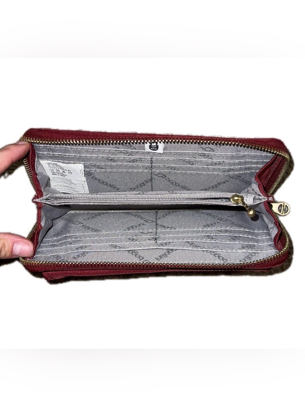 Baggallini Wallet -Deep Red - Picture 4 of 4